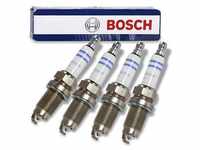 Bosch 4x Zündkerze Iridium FR6HI332 [Hersteller-Nr. 0242235666] für Audi, Seat,