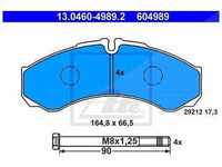 Ate Bremsbelagsatz, Scheibenbremse [Hersteller-Nr. 13.0460-4989.2] für Iveco