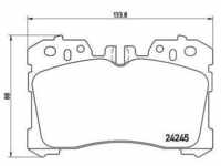 Brembo Bremsbelagsatz, Scheibenbremse [Hersteller-Nr. P83075] für Lexus