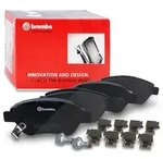 Brembo Bremsbelagsatz Vorderachse [Hersteller-Nr. P59051] f&uuml;r Opel, Fiat, Vauxhall,