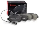 Brembo Bremsbelagsatz mit Warnkontakt hinten [Hersteller-Nr. P68063] f&uuml;r Vauxhall,