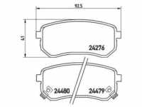 Brembo Bremsbelagsatz, Scheibenbremse [Hersteller-Nr. P30033] für Hyundai, Kia