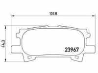 Brembo Bremsbelagsatz, Scheibenbremse [Hersteller-Nr. P83068] für Lexus
