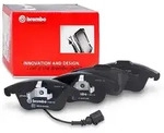 Brembo Bremsbelagsatz mit Warnkontakt vorne [Hersteller-Nr. P85112] f&uuml;r Borgward,