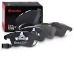 Brembo Bremsbelagsatz mit Warnkontakt vorne [Hersteller-Nr. P85113] f&uuml;r Audi