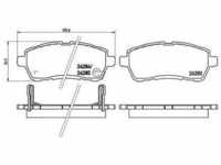 Brembo Bremsbelagsatz, Scheibenbremse [Hersteller-Nr. P16013] für Daihatsu,...