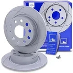 Ate POWERDISC Bremsscheibe voll hinten [Hersteller-Nr. 24.0310-0277.1] f&uuml;r Skoda,
