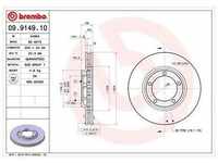 Brembo Bremsscheibe [Hersteller-Nr. 09.9149.10] für Mitsubishi