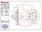 Brembo Bremsscheibe [Hersteller-Nr. 09.A236.11] f&uuml;r Subaru, Daihatsu, Perodua
