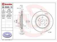 Brembo Bremsscheibe [Hersteller-Nr. 09.B560.10] für Daihatsu