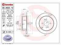 Brembo Bremsscheibe Hinterachse Voll [Hersteller-Nr. 08.A602.11] für Hyundai,...