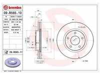 Brembo Bremsscheibe Vorderachse Belüftet [Hersteller-Nr. 09.B565.11] für...