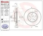 Brembo Bremsscheibe [Hersteller-Nr. 09.A717.11] f&uuml;r Lexus, Toyota