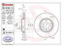 Brembo Bremsscheibe Vorderachse Belüftet [Hersteller-Nr. 09.9162.11] für...