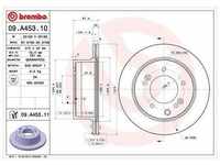 Brembo Bremsscheibe [Hersteller-Nr. 09.A453.11] für Kia