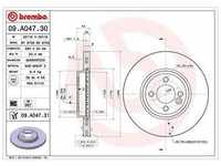Brembo Bremsscheibe [Hersteller-Nr. 09.A047.31] für Mini