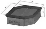 Mahle Luftfilter [Hersteller-Nr. LX966]