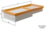 Mahle Luftfilter [Hersteller-Nr. LX1137/S] f&uuml;r Chrysler, Mercedes-Benz