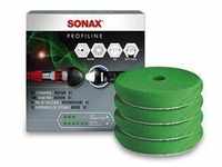 Sonax Schaumpad (medium) 85mm Durchmesser (4 Stück), Polierpad [Hersteller-Nr.