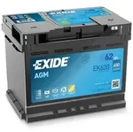 Exide EK620 AGM Starterbatterie 62Ah 680A [Hersteller-Nr. EK620] f&uuml;r Mg, Mitsubishi,
