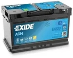 Exide EK820 AGM Starterbatterie 82Ah 800A [Hersteller-Nr. EK820] f&uuml;r Infiniti, Land