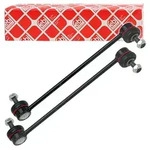 Febi Bilstein 2x Koppelstange vorne [Hersteller-Nr. 19518] f&uuml;r Audi, VW, Skoda, Seat