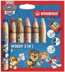 Multitalent-Stift STABILO woody 3 in 1 PAW Patrol