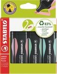 Textmarker aus 83 % recyceltem Kunststoff STABILO GREEN BOSS Pastel