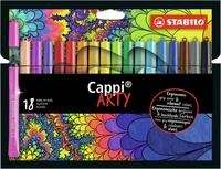 Filzstift mit Kappenring STABILO Cappi
