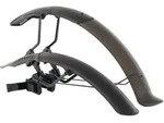 Topeak Tetrafender G1 & G2 Schutzblech Set-Schwarz-One Size