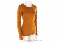 Ortovox 185 Merino Tangram LS Damen Shirt-Orange-XS