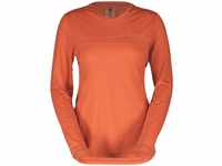 Scott 403185, Scott Defined Merino LS Damen Shirt-Orange-M, Kostenlose Rücksendung: