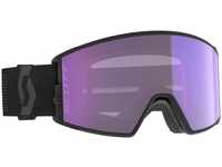 Scott 414502, Scott React Light Sensitive Skibrille-Schwarz-One Size, Kostenlose