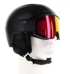 Salomon Driver Prime Sigma Plus Skihelm mit Visier-Schwarz-M