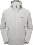 Rab QWS-76, Rab Borealis Herren Softshelljacke-Hell-Grau-L, Kostenlose R&uuml;cksendung: