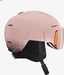 Salomon L47619000, Salomon Osmo Skihelm mit Visier-Pink-Rosa-L, Kostenlose