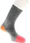 Salewa Pedroc AM Crew Damen Wandersocken-Grau-36-38