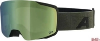 Alpina A7308.8.33, Alpina Taos Q-Lite Skibrille-Oliv-Dunkelgr&uuml;n-One Size, Kostenlose