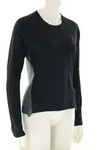 On Performance Long Damen Funktionsshirt-Schwarz-XS