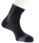 On Performance Run Sock Mid Socken-Schwarz-XS