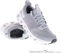 On Cloudswift Youth Kinder Laufschuhe-Grau-3,5