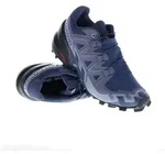 Salomon Speedcross 6 Damen Traillaufschuhe-Dunkel-Blau-4