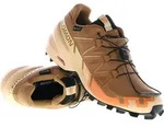 Salomon Speedcross 6 GTX Damen Traillaufschuhe Gore-Tex-Braun-5,5