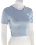 The North Face Essential Cropped Slim Damen T-Shirt-Hell-Blau-L