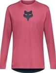 Fox 33412-A02, Fox Ranger Fox Head L/S Herren Bikeshirt-Pink-Rosa-S, Kostenlose