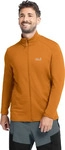 Jack Wolfskin A65849, Jack Wolfskin Litestride Full-Zip Herren Sweater-Orange-XL,