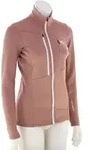 Ortovox Fleece Grid Damen Fleecejacke-Dunkel-Rot-XS