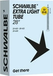 Schwalbe 10463653, Schwalbe SV15 EL 27/28 x 0.90-1.10" 80mm Schlauch-Schwarz-28,
