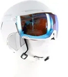 Atomic Savor Visor Stereo Skihelm mit Visier-Weiss-M