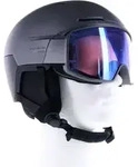Salomon Driver Pro Sigma Photo Mips Skihelm mit Visier-Anthrazit-S